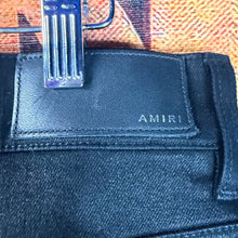 Load image into Gallery viewer, Amiri Distressed Skinny Jeans Size 34”
