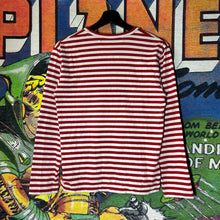 Load image into Gallery viewer, COMME des GARÇONS PLAY Striped Long Sleeve Tee Size Small
