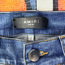 Load image into Gallery viewer, Amiri MX-1 Ultrasuede Biker Jeans Size 29”
