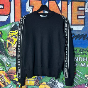 Givenchy Logo Side Band Knit Sweater Size Small