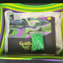 Load image into Gallery viewer, MSCHF Gobstompers Sneakers Black Green Size 10
