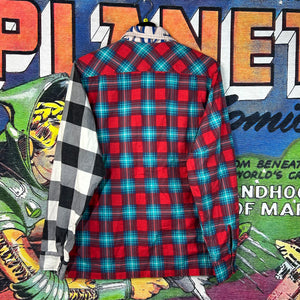 Supreme MLK Zip Up Flannel Shirt Size Medium