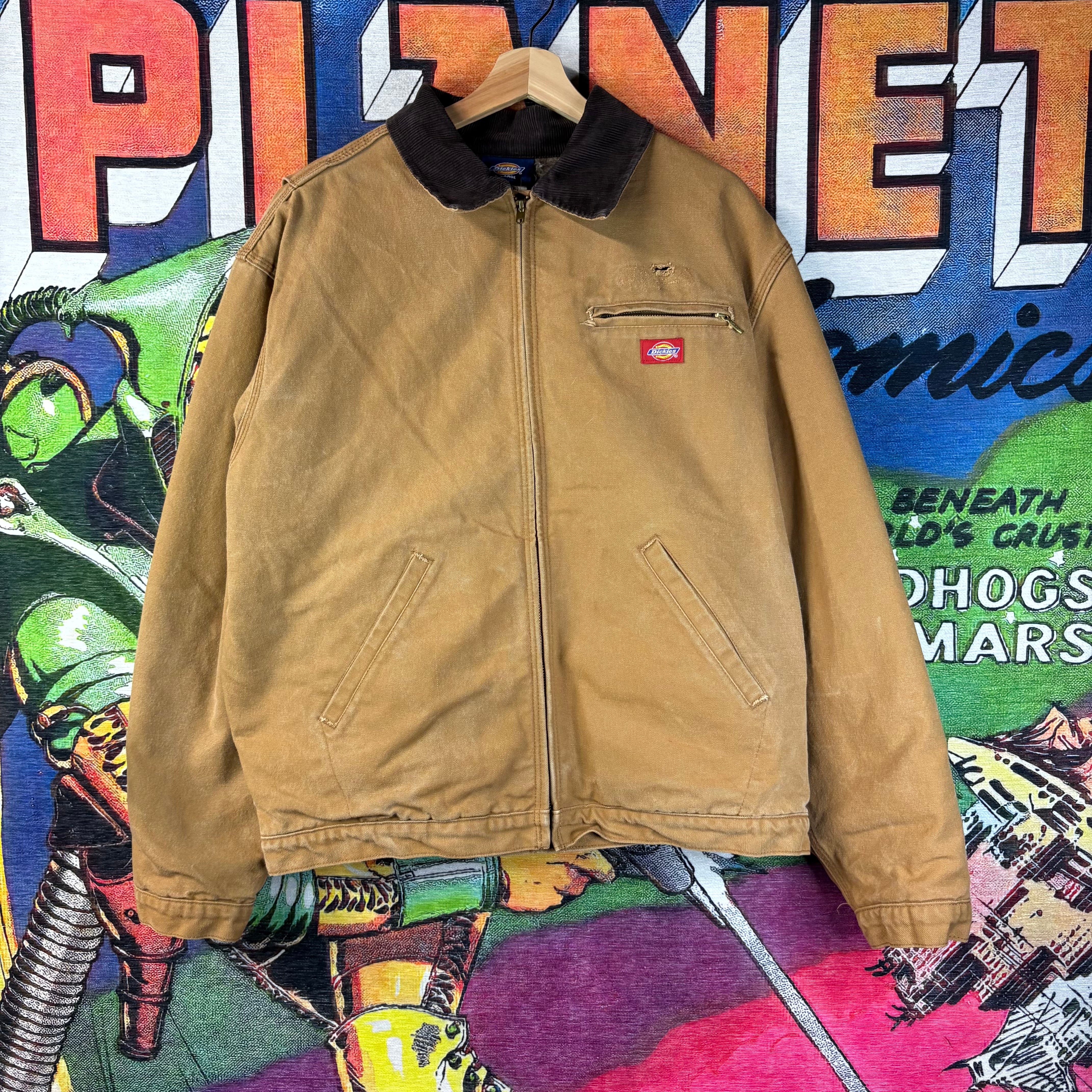 Vintage 90s Dickies Detroit Blanket-Lined Canvas Work Jacket XL Vintage 90s Dickies Detroit Blanket-Lined Canvas Work Jacket XL