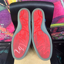 Load image into Gallery viewer, Christian Louboutin Louis Junior Spike Red Bottom Sneakers Dark Blue Size 13
