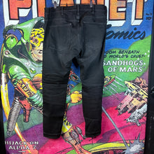 Load image into Gallery viewer, G-Star Black 3D Zip Knees Jeans Size 38&quot;
