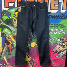 Load image into Gallery viewer, Evisu Seagull Print Denim Size 34”
