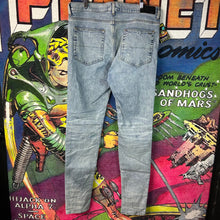 Load image into Gallery viewer, Amiri MX1 Ripped Skinny Black Patch Jeans Size 36”
