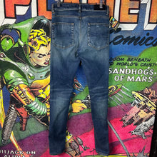Load image into Gallery viewer, Amiri MX1 Leather Patch Jeans Size 30”
