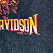 Load image into Gallery viewer, Y2K 2006 Harley Davidson Flaming Bald Eagle Orlando,FL Tee Size 2XL
