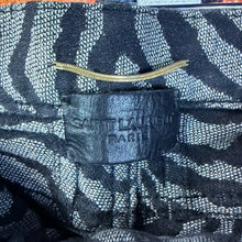 Load image into Gallery viewer, Saint Laurent 14’ Zebra Print Skinny Jeans Size 27” Fits Like 30”

