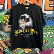 Load image into Gallery viewer, Y2K Michael Jackson King Of Pop Tee Size Large
