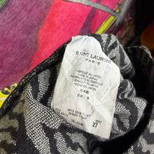 Load image into Gallery viewer, Saint Laurent 14’ Zebra Print Skinny Jeans Size 27” Fits Like 30”
