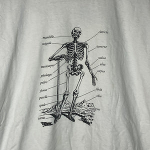 Vintage 00s Skeleton Bones Tee Size XL