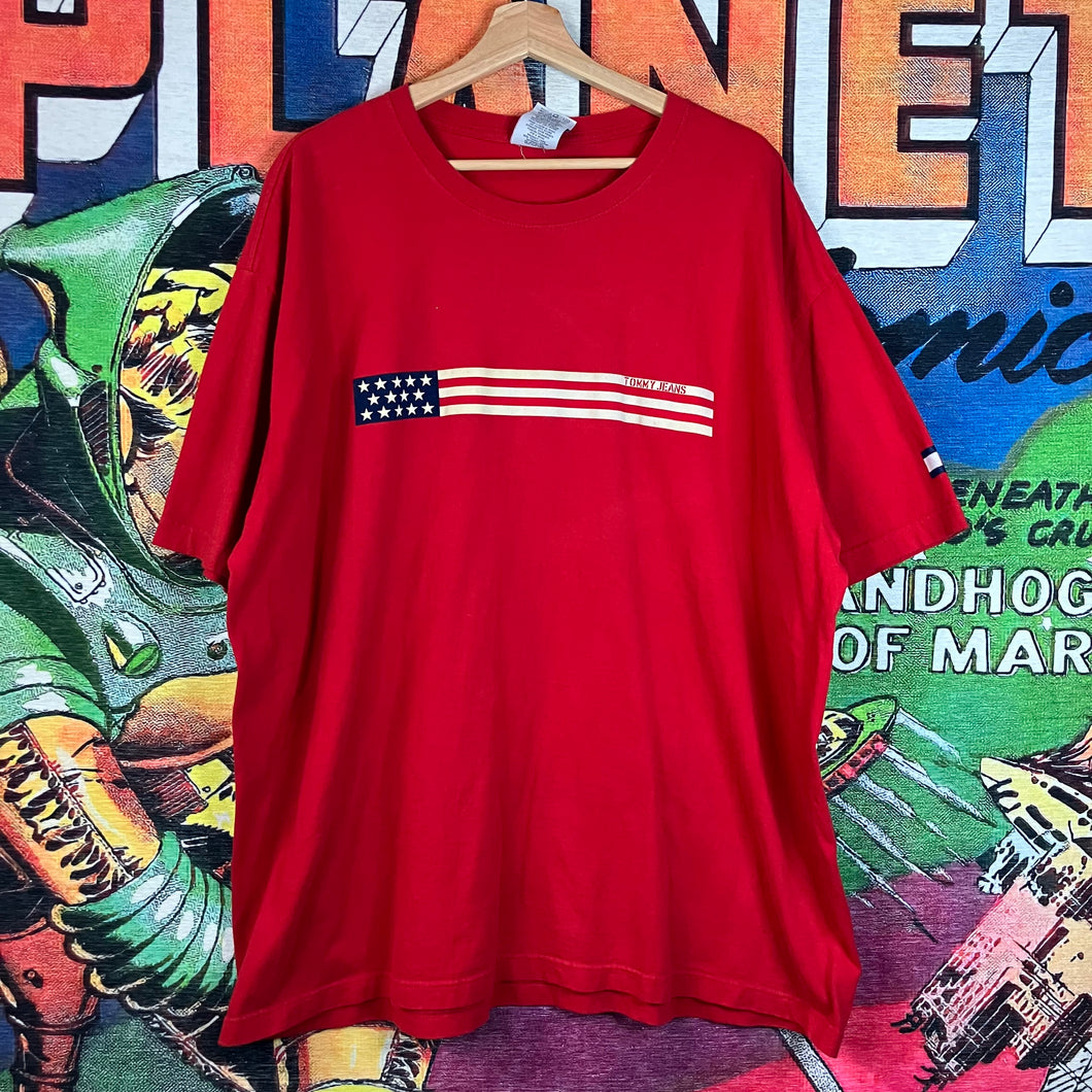 Vintage Y2K Tommy Jeans Graphic Tee size 2XL
