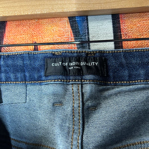 Cult of Individuality Ripped Skinny Jeans Size 36”