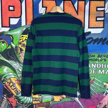 Load image into Gallery viewer, Polo Ralph Lauren Thermal Striped Long Sleeve Tee Size Medium
