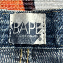 Load image into Gallery viewer, Y2K Bape Jeans Size 32”
