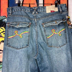Y2K LRG Baggy Skater Jeans Size 36