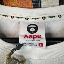 Load image into Gallery viewer, AAPE Orange Camo OG Moonface Tee Size Large
