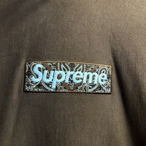 Supreme Bandana Box Logo Hoodie Size Medium