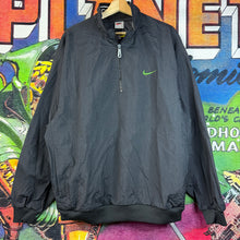 Load image into Gallery viewer, Nike 90s Green Swoosh Pullover Half-Zip Size XL
