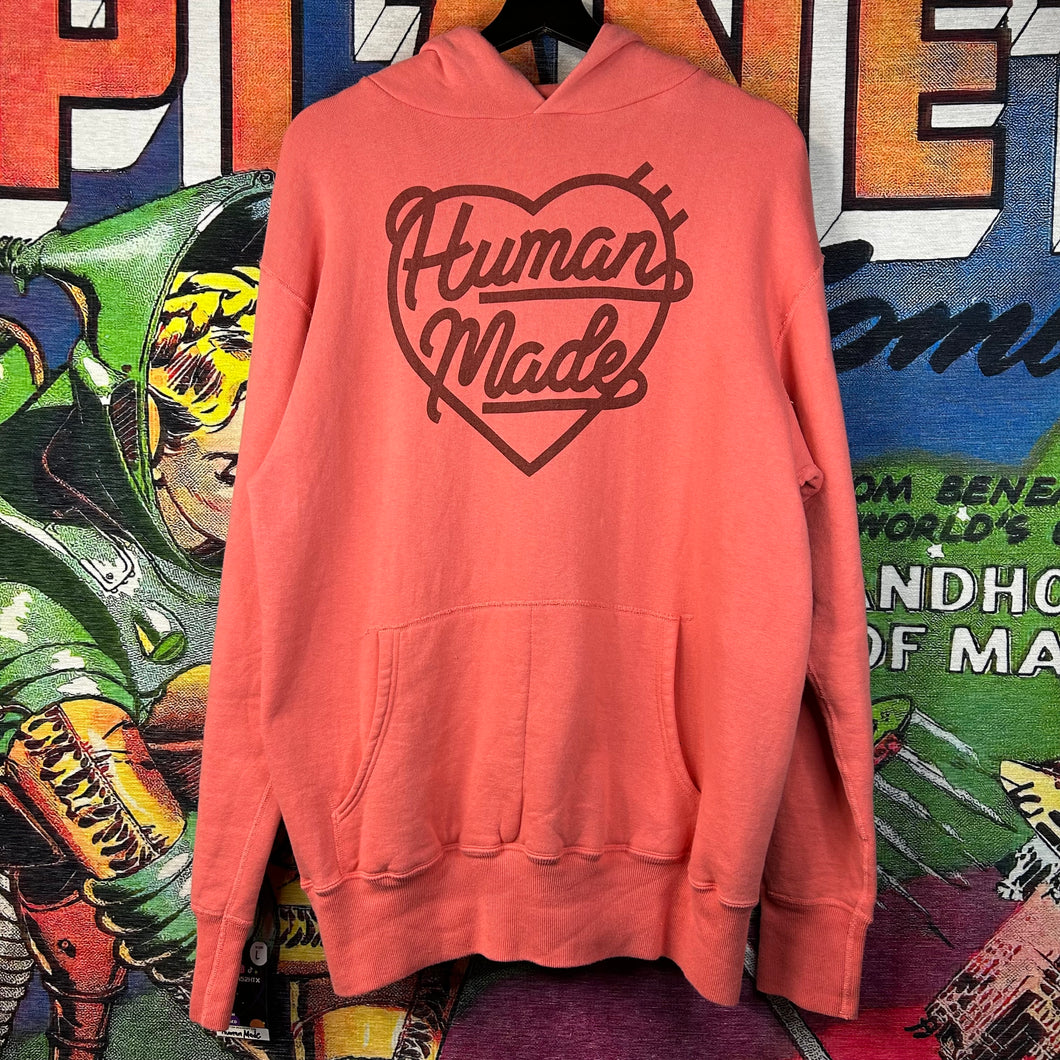 Human Made Logo Hoodie Size Large