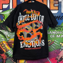 Load image into Gallery viewer, ALOCS X Broken Promises “That’s A Awful Lot Of Emotions” Skull Tee Size XL
