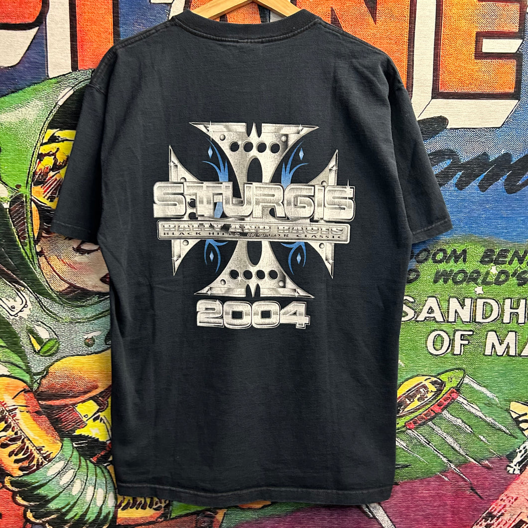 Y2K 04’ Sturgis Biker Tee Size Large