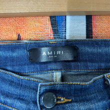 Load image into Gallery viewer, Amiri Ripped Biker Skinny Jeans Size 36”
