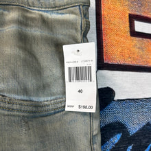 Load image into Gallery viewer, NWT Purple Mud Wash Jeans Size 40”

