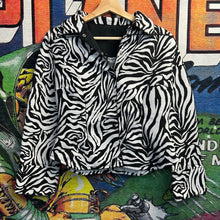 Load image into Gallery viewer, Zebra Jacket Size Woman’s Small
