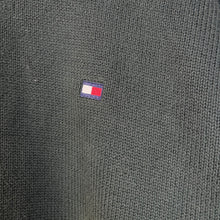 Load image into Gallery viewer, Vintage 90s Tommy Hilfiger Solid Green Crewneck Sweatshirt Size Large
