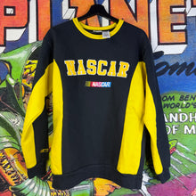 Load image into Gallery viewer, Vintage Y2K Nascar Black &amp; Yellow Sweatshirt Size Medium
