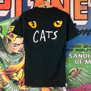 Vintage 90s Cats Tee Size S