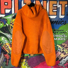 Load image into Gallery viewer, Entire Studios Orange Ninja Sherpa Hoodie Size XL
