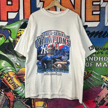 Load image into Gallery viewer, Vintage 90s 1998 NY Yankees ‘World Series Champions’ Graphic Tee Size L

