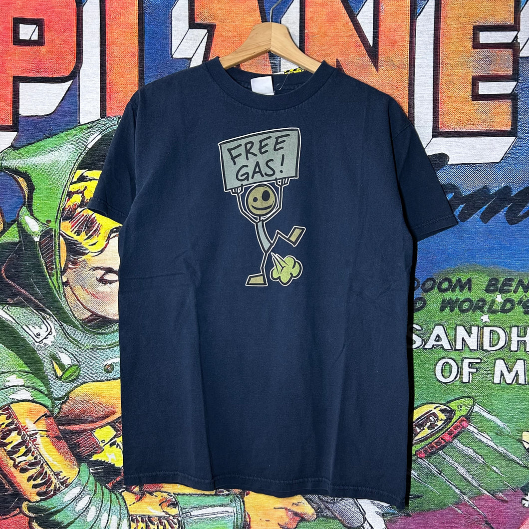 Y2K ‘Free Gas’ Fart Tee Size Medium