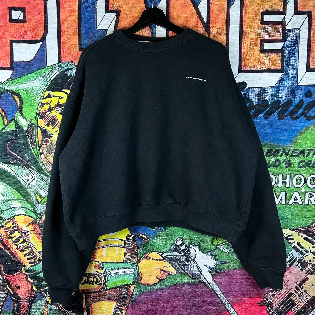 Alexander Wang Cropped Sweatshirt Size Medium