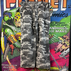 Vale Valley Camo Jogger Pants Stone Crystal Size 36