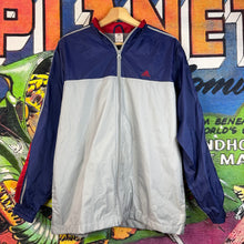 Load image into Gallery viewer, Vintage 90s Adidas Full-Zip Windbreaker Jacket Size XL Youth
