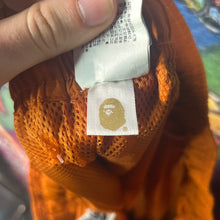 Load image into Gallery viewer, Bape Orange Beach Shorts Size Large
