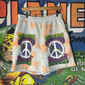 Chinatown Market Peace Tie Dye Shorts Size Large