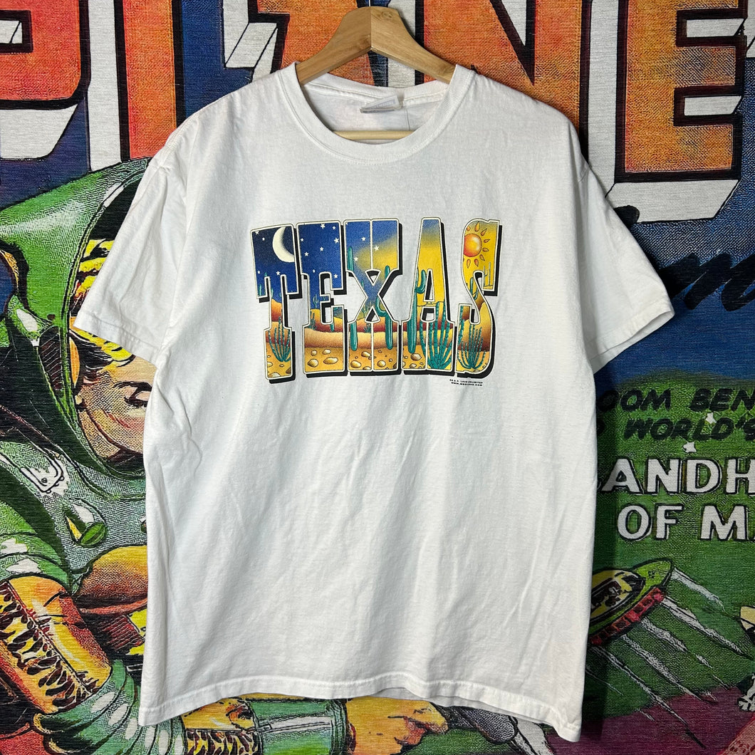 Y2K Texas Sunset Tee Size Large