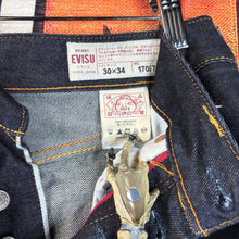 Load image into Gallery viewer, Evisu Logo-Print Multi-Pockets Regular-Fit Denim Jeans Size 30&quot;
