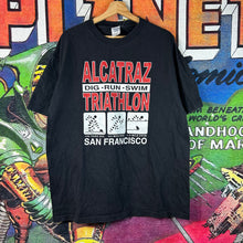 Load image into Gallery viewer, Y2K Alcatraz Triathlon Joke Tee Size XL
