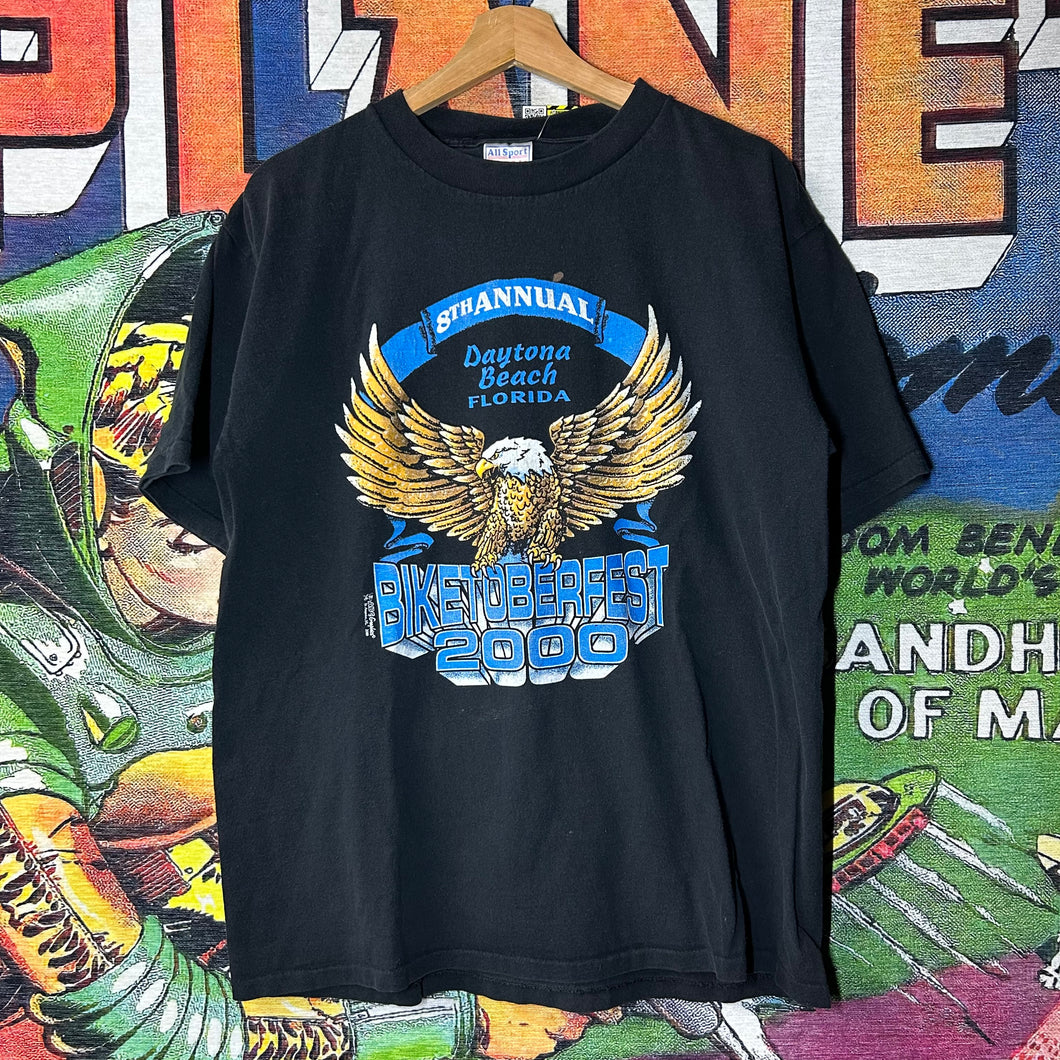 Vintage Y2K Biketoberfest ‘00 Tee Size Large