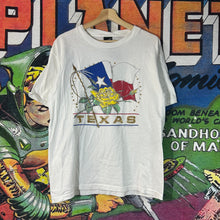 Load image into Gallery viewer, Vintage 90s Texas Glitter Gold Tee Size Large
