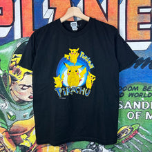 Load image into Gallery viewer, Vintage 90s 1999 Pokémon Pikachu Tee Size Youth Large
