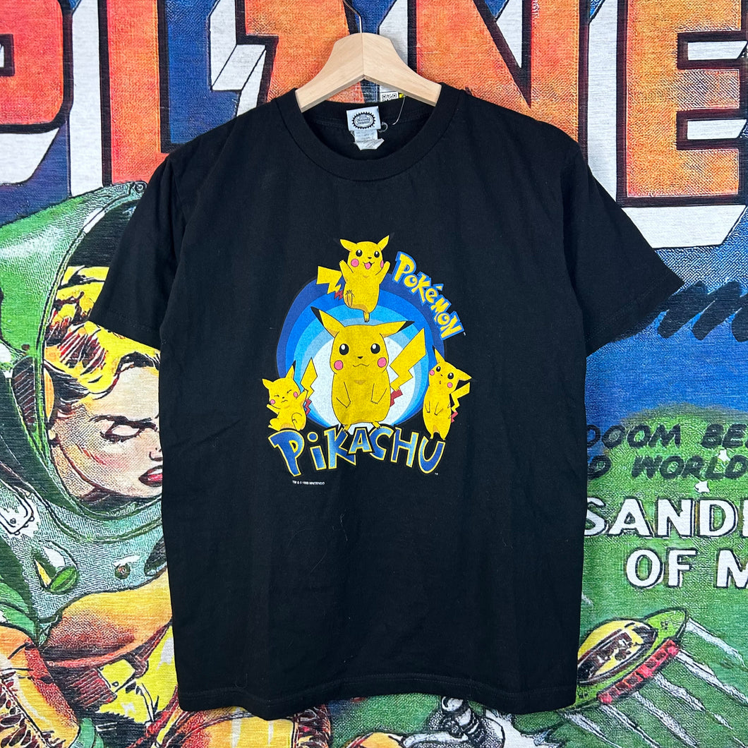 Vintage 90s 1999 Pokémon Pikachu Tee Size Youth Large