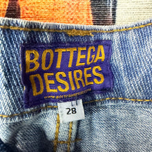 Load image into Gallery viewer, Bottega Desires Patch Crosses Jeans Size 28”
